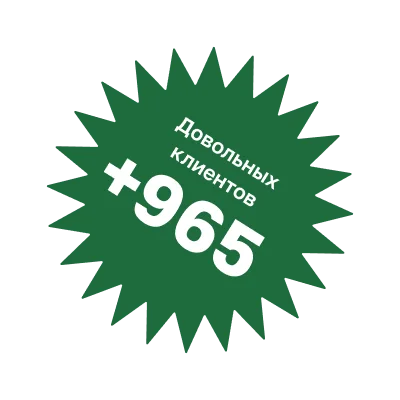 +965 довольных клиентов